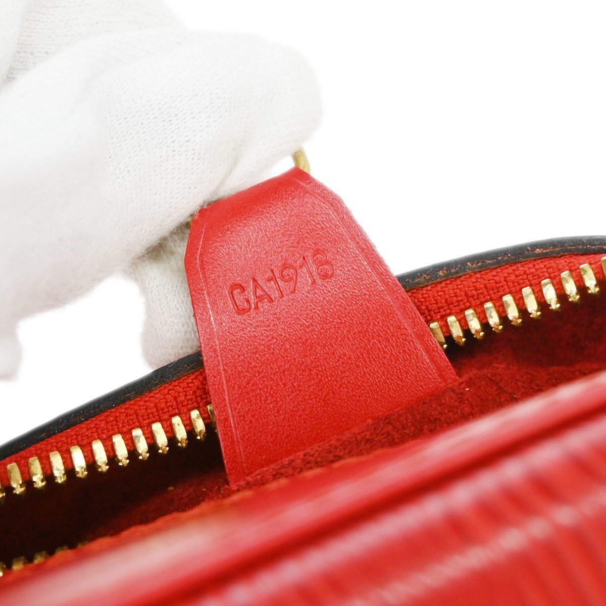 Louis Vuitton Voltaire Epi leather Rood