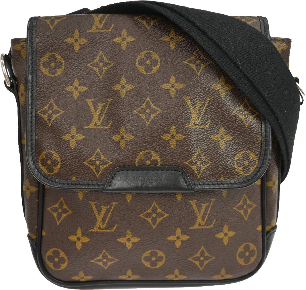 Louis Vuitton Bass Messenger Bag Macassar Monogram Canvas PM Bruin