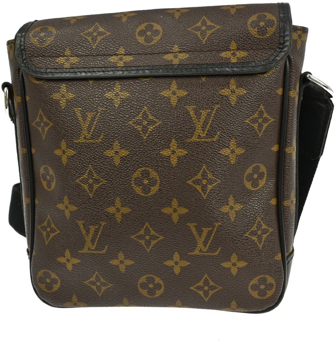 Louis Vuitton Louis Vuitton Bass Messenger Bag Macassar Monogram Canvas PM Bruin