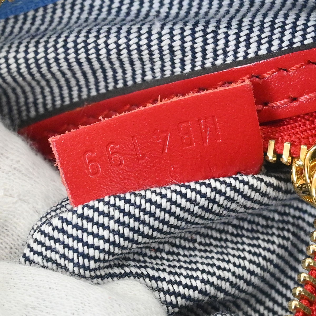 Louis Vuitton Louis Vuitton Speedy Bandouliere Bag Damier and Monogram Patchwork Denim 30 Blauw