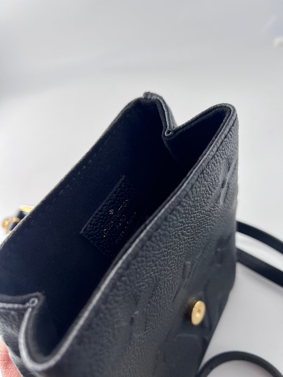 Louis Vuitton Louis Vuitton Tiny Backpack Monogram Empreinte Giant Zwart