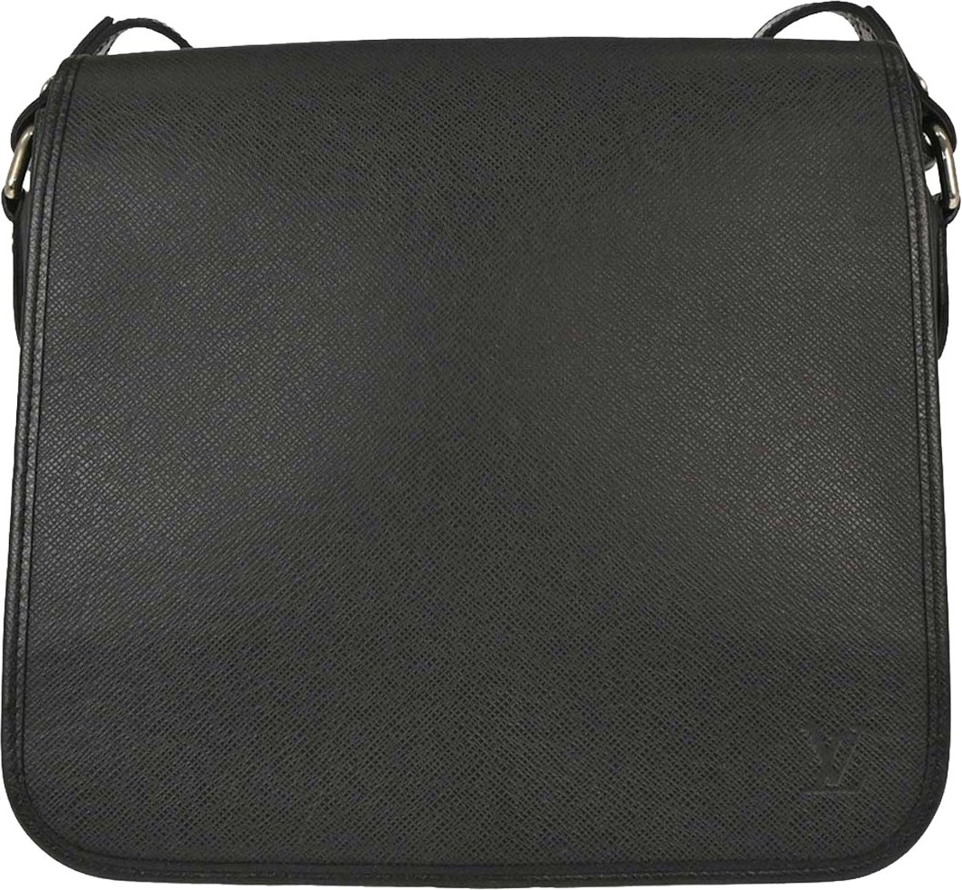 Louis Vuitton Andrei Messenger Taiga Leather Zwart