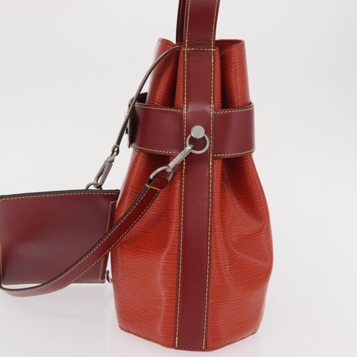 Louis Vuitton Louis Vuitton Twist Bucket Bag Epi Leather Rood