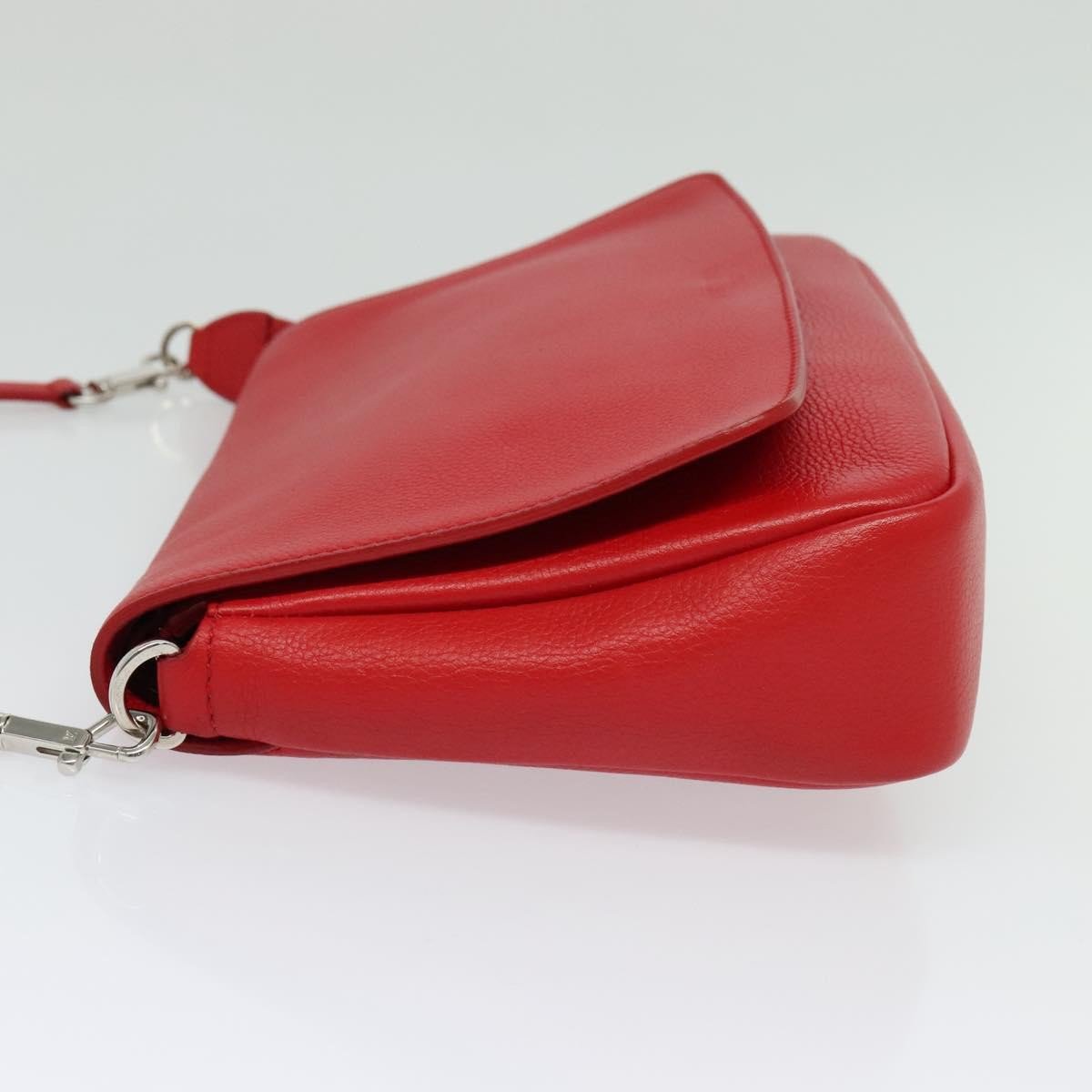 Louis Vuitton Essential Cuir Boheme Handbag Leather Rood