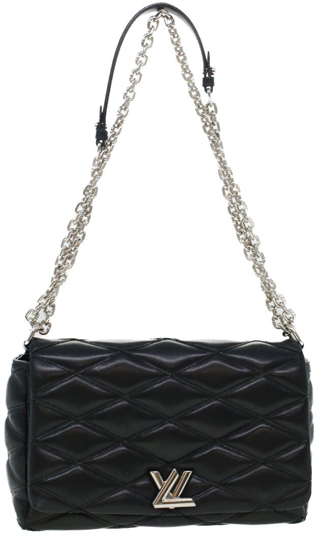 Louis Vuitton Louis Vuitton GO-14 Handbag Malletage Leather PM Zwart