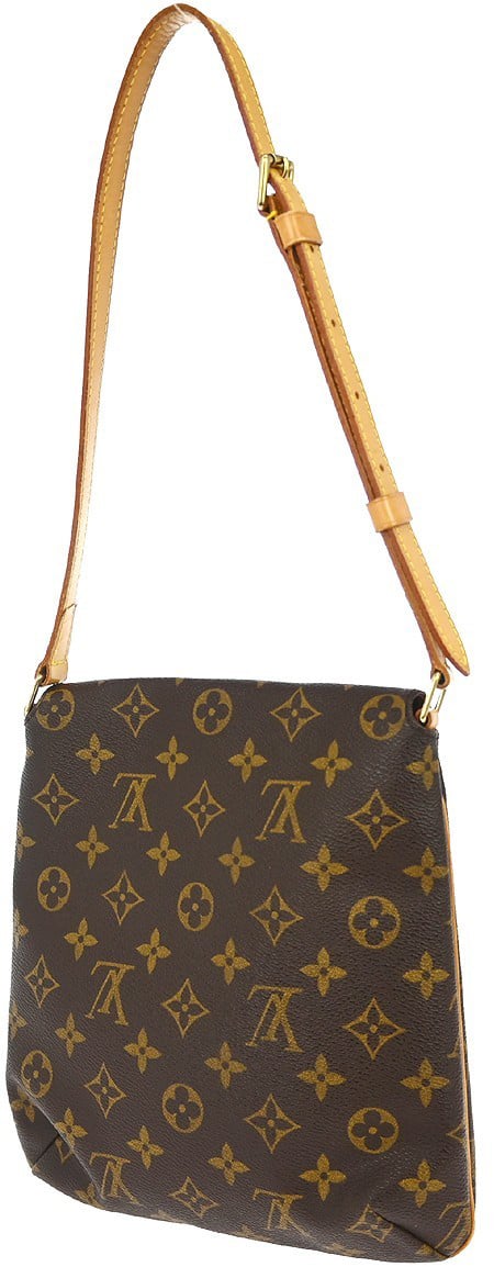 Louis Vuitton Louis Vuitton Musette Salsa Handbag Monogram Canvas PM Bruin