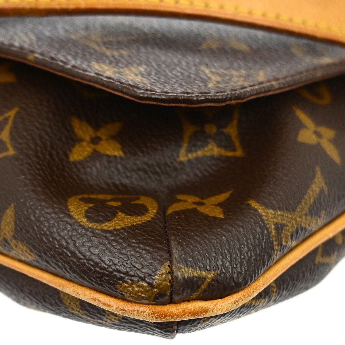 Louis Vuitton Louis Vuitton Musette Salsa Handbag Monogram Canvas PM Bruin