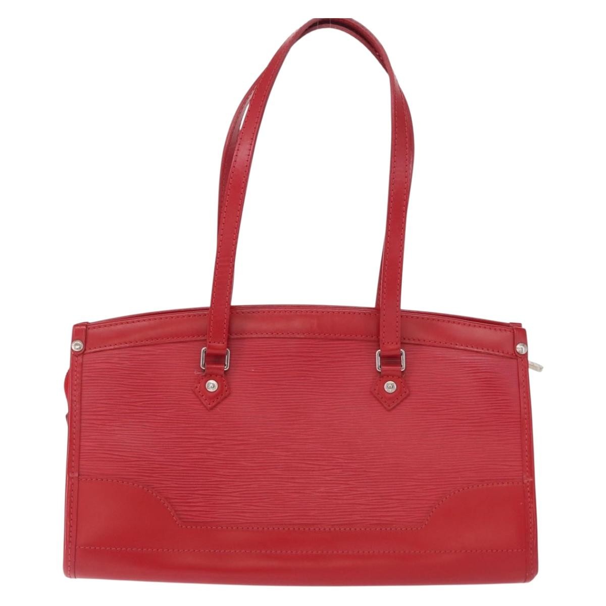 Louis Vuitton Louis Vuitton Madeleine Handbag Epi Leather PM Rood