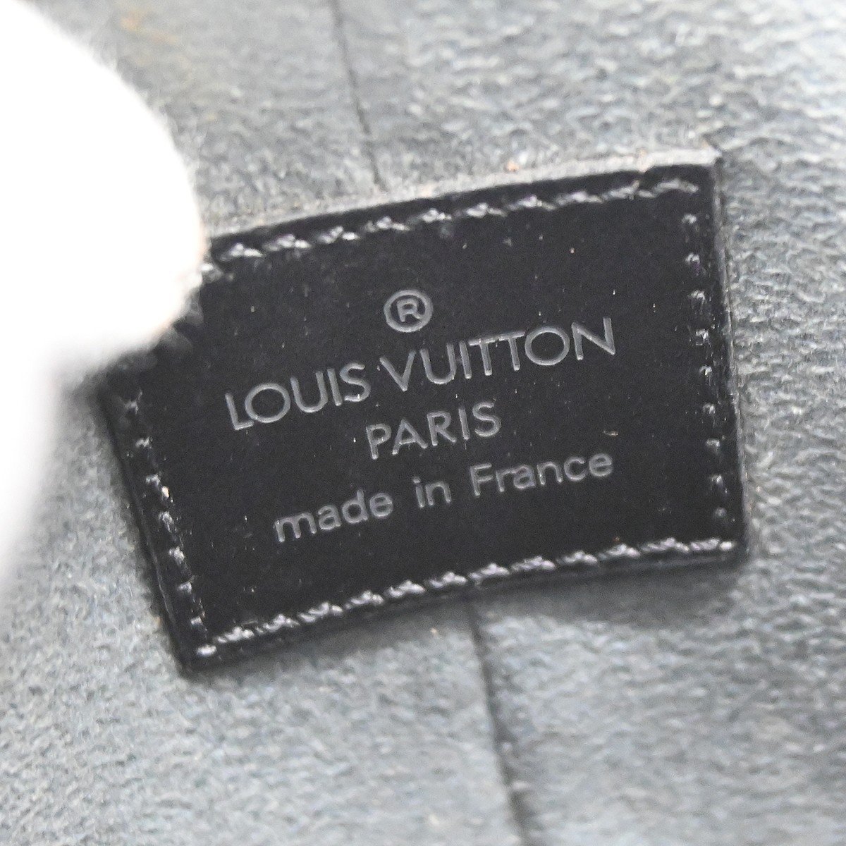 Louis Vuitton Demi Lune Pochette Epi Leather Zwart