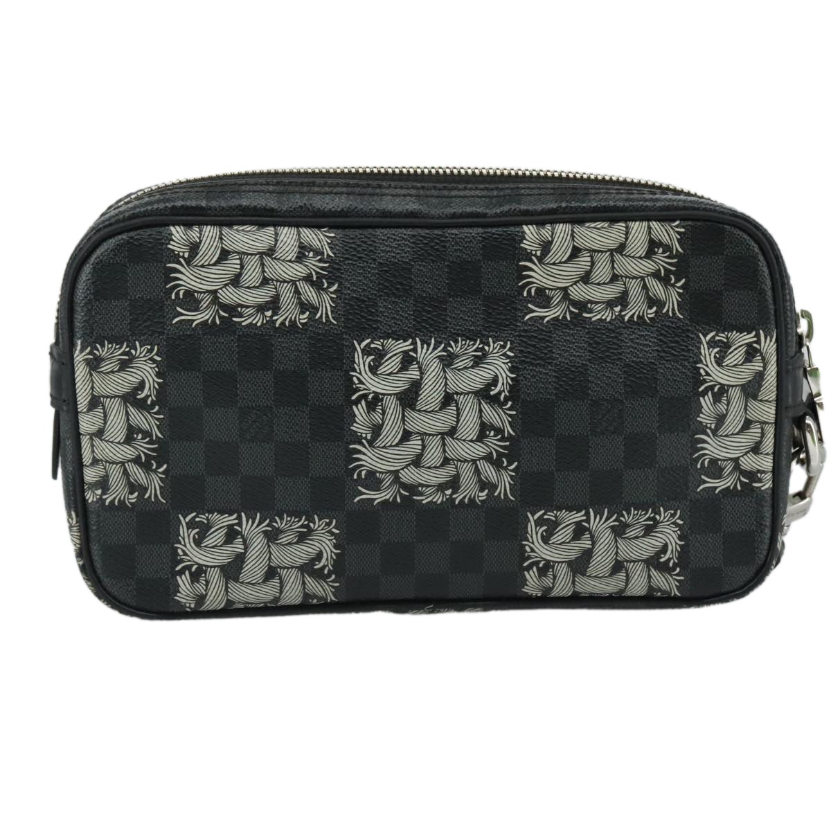 Louis Vuitton Louis Vuitton Pochette Volga Limited Edition Nemeth Damier Graphite Zwart