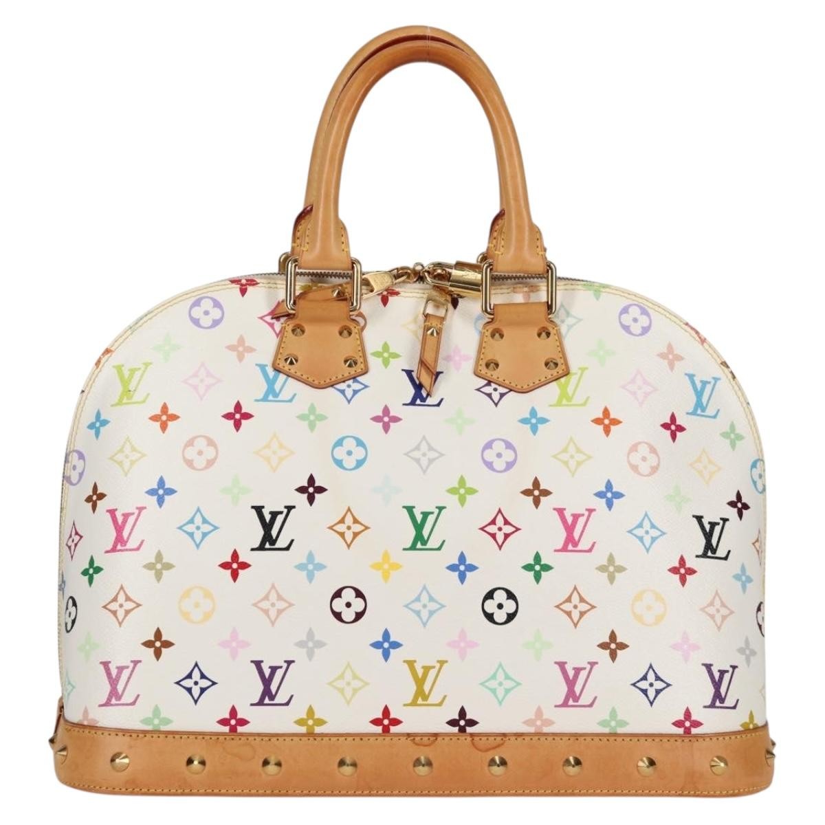 Louis Vuitton Louis Vuitton Alma Handbag Monogram Multicolor GM Wit