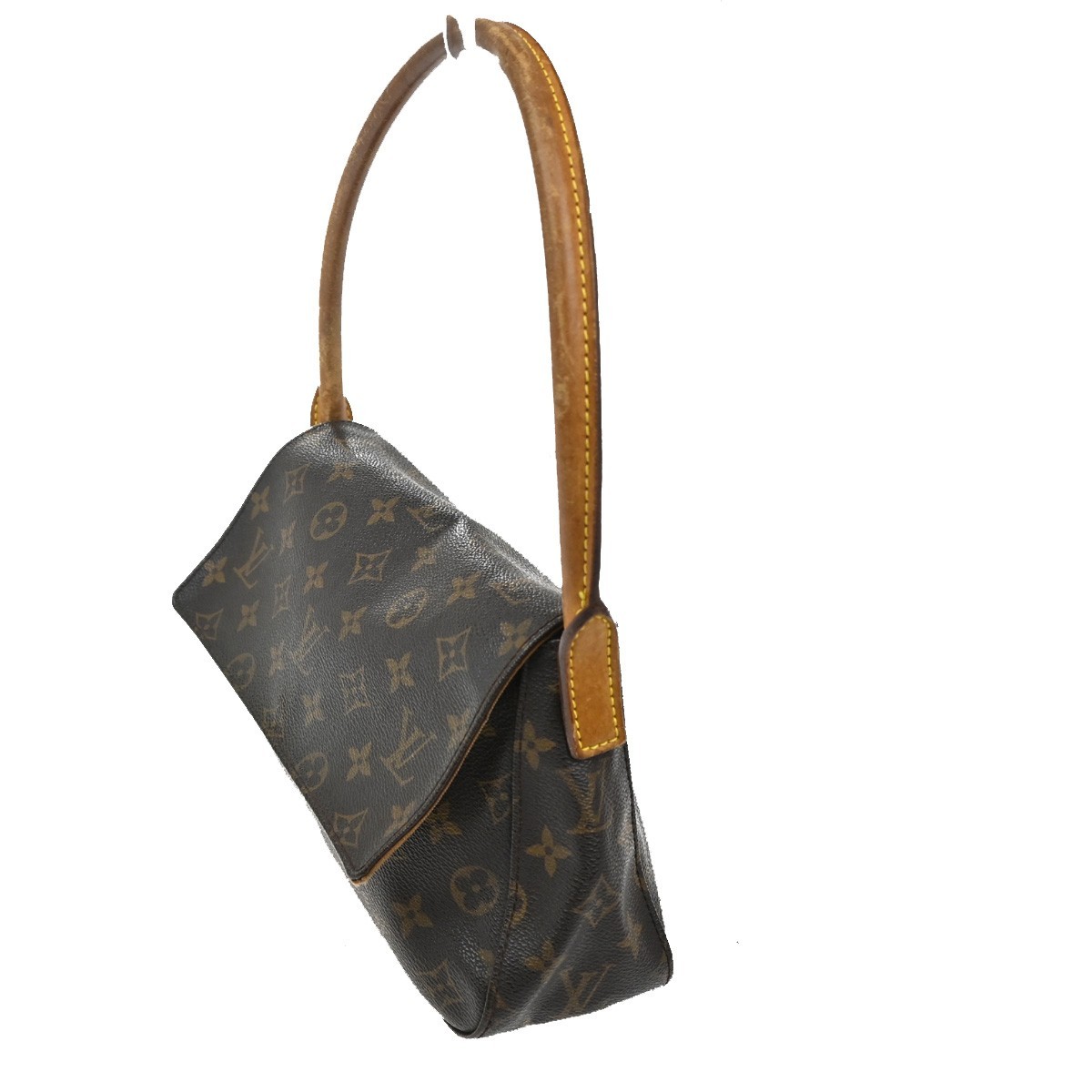 Louis Vuitton Louis Vuitton Looping Handbag Monogram Canvas Mini Bruin