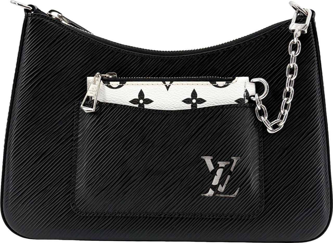 Louis Vuitton Marelle Shoulder Bag Epi Leather Zwart