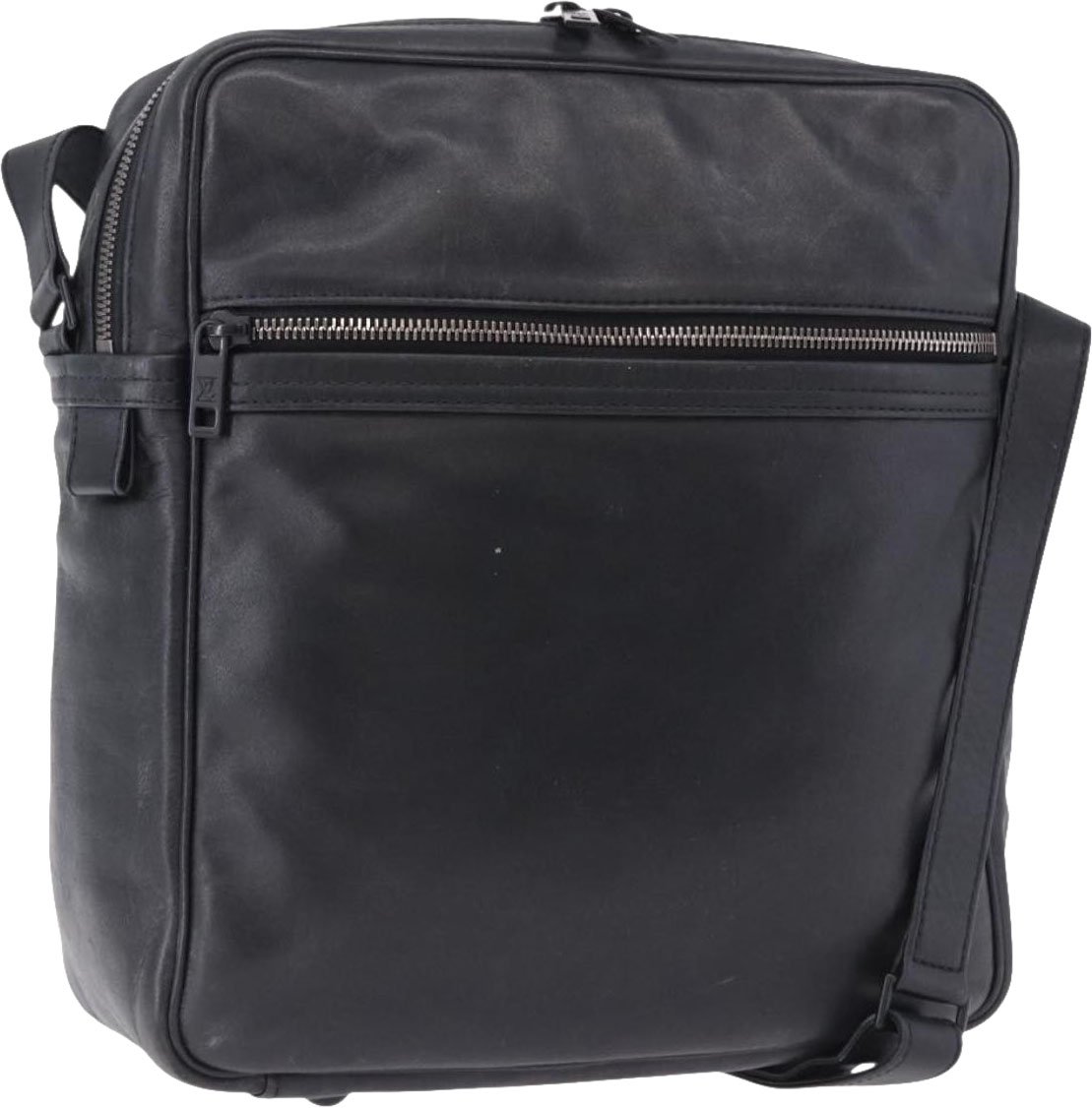 Louis Vuitton Clarkson Messenger Monogram Differ Leather Zwart