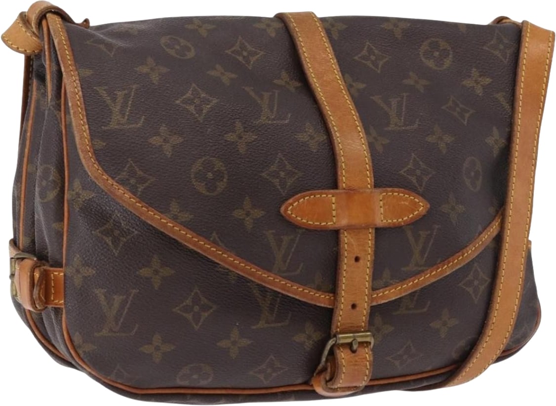 Louis Vuitton Saumur Canvas 30 Bruin