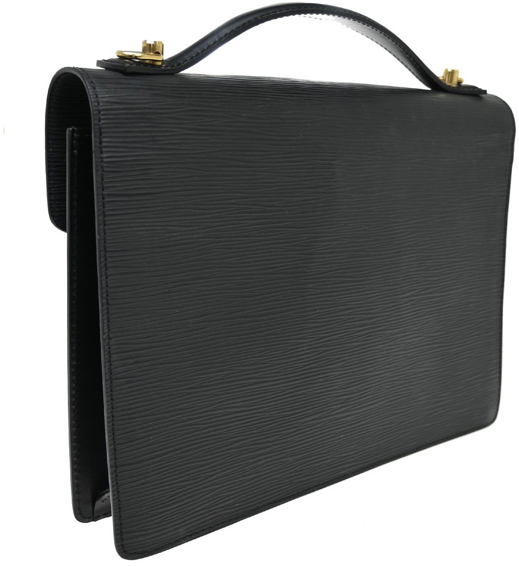 Louis Vuitton Louis Vuitton Monceau Handbag Epi Leather BB Zwart