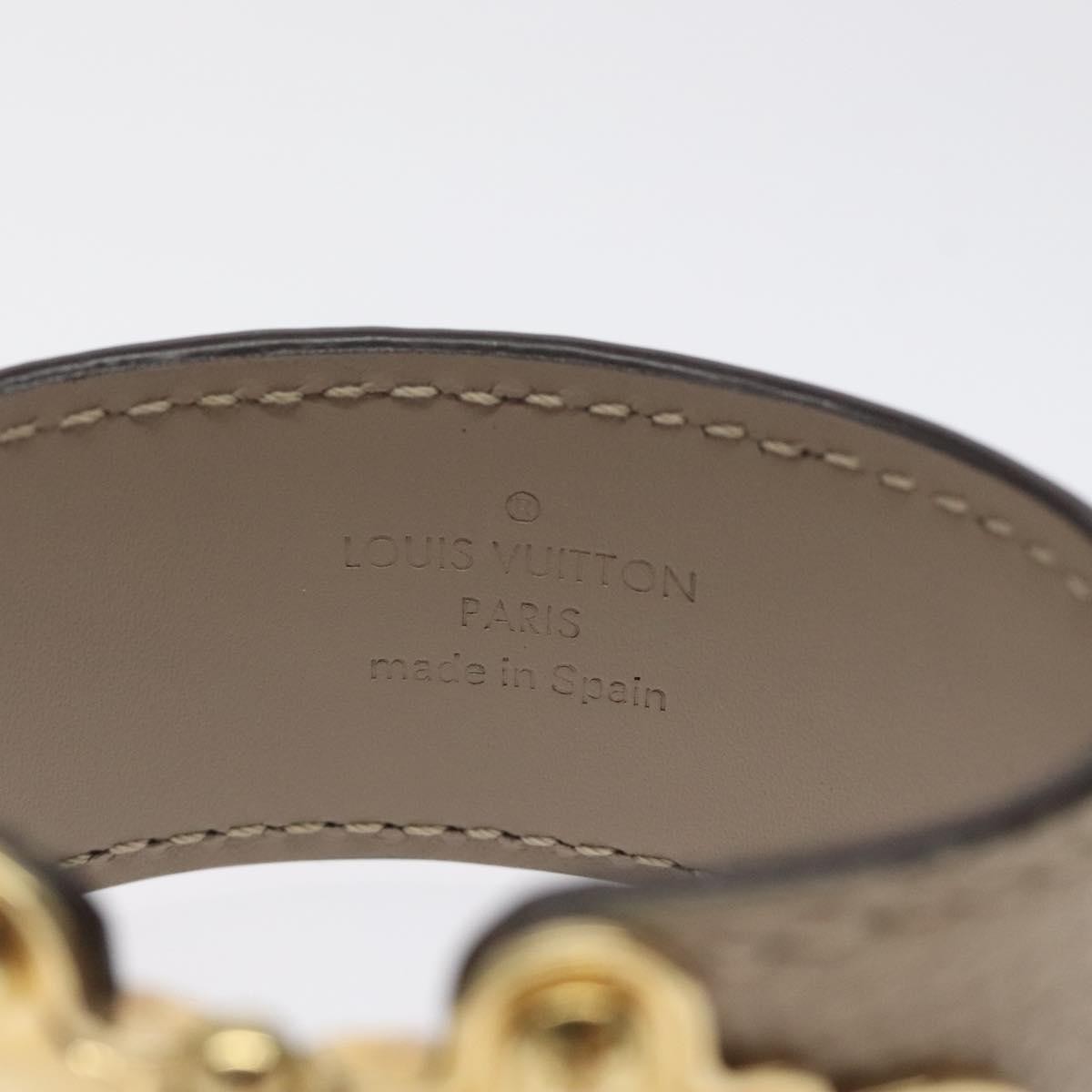 Louis Vuitton Louis Vuitton Save It Bracelet Leather Beige