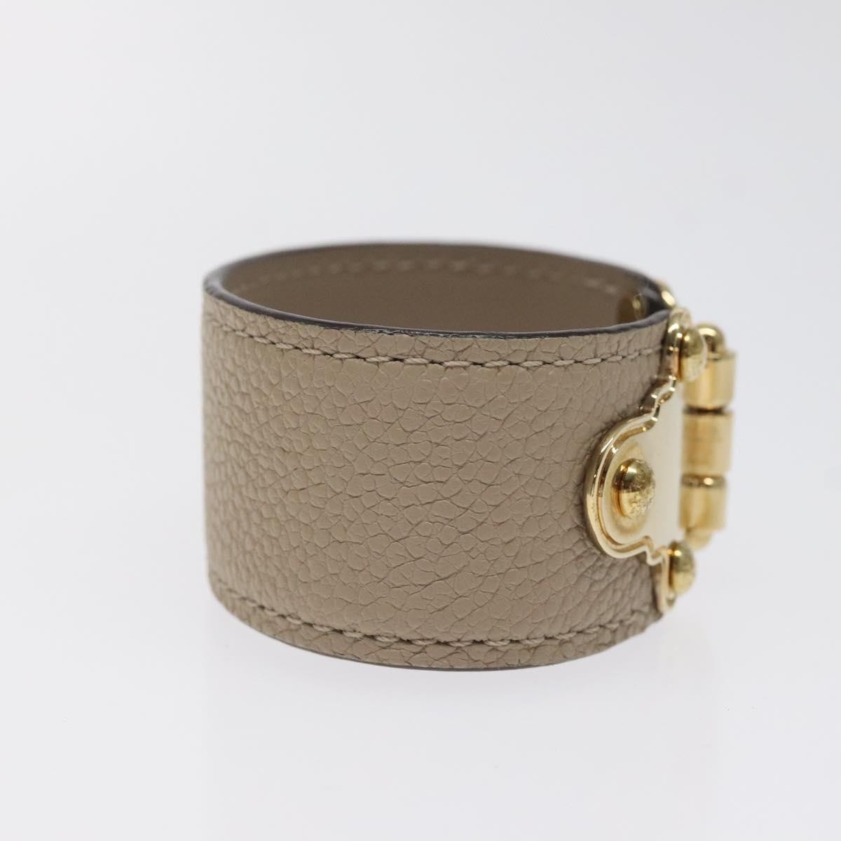 Louis Vuitton Louis Vuitton Save It Bracelet Leather Beige