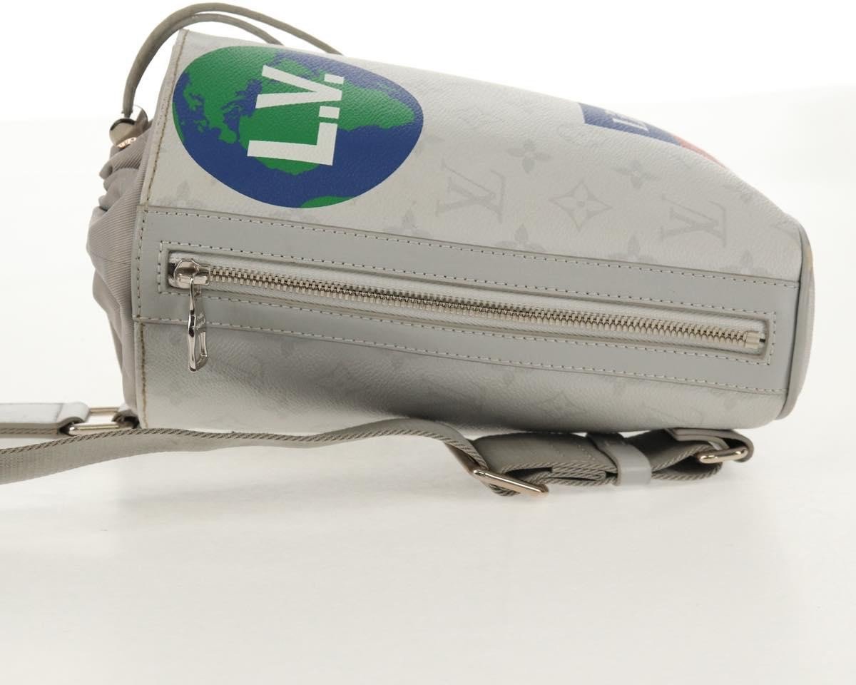 Louis Vuitton Louis Vuitton Chalk Sling Bag Limited Edition Logo Story Monogram Canvas Wit