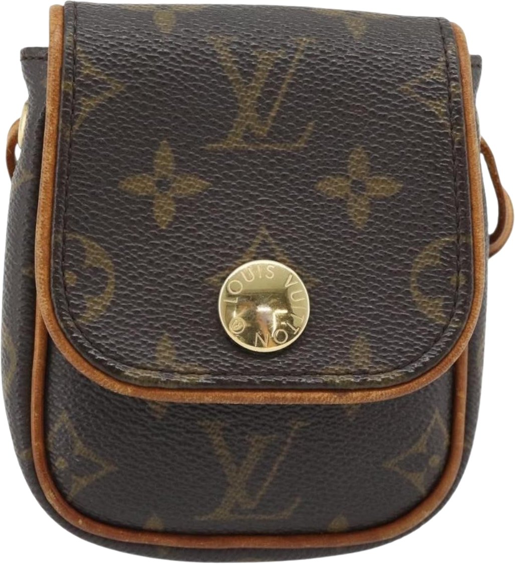 Louis Vuitton Cancun Pochette Monogram Canvas Bruin