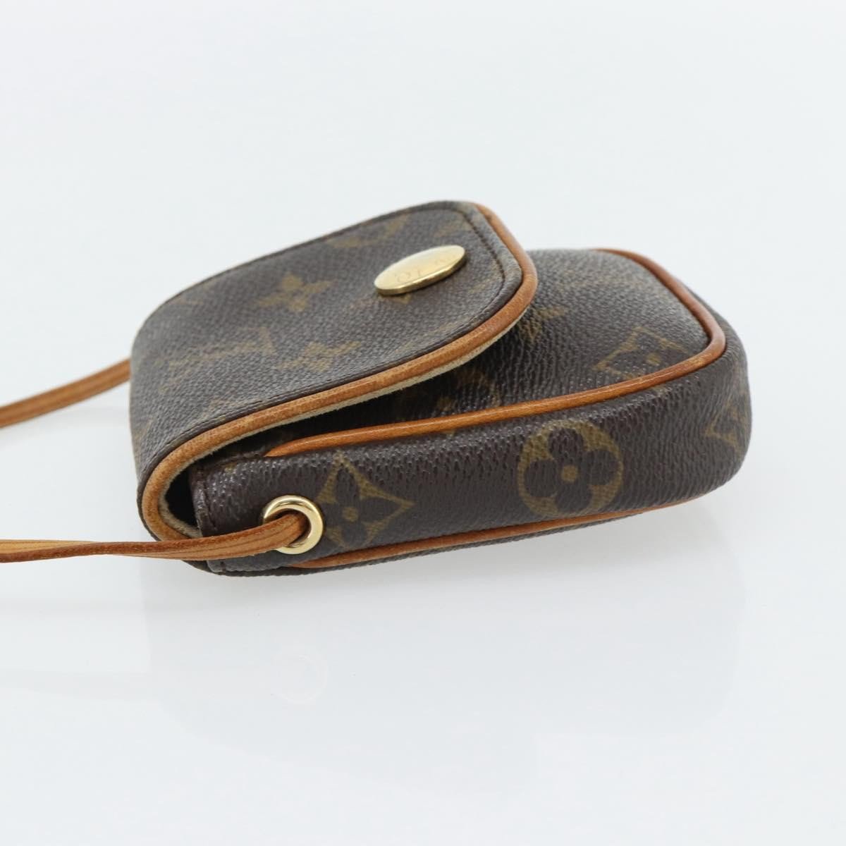 Louis Vuitton Cancun Pochette Monogram Canvas Bruin