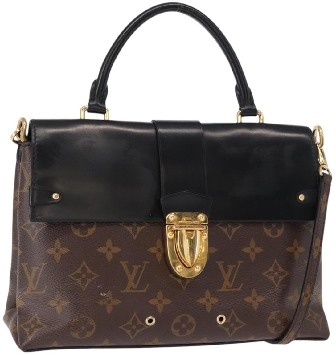 Louis Vuitton Louis Vuitton One Handle Flap Bag Monogram Canvas and Leather MM Bruin