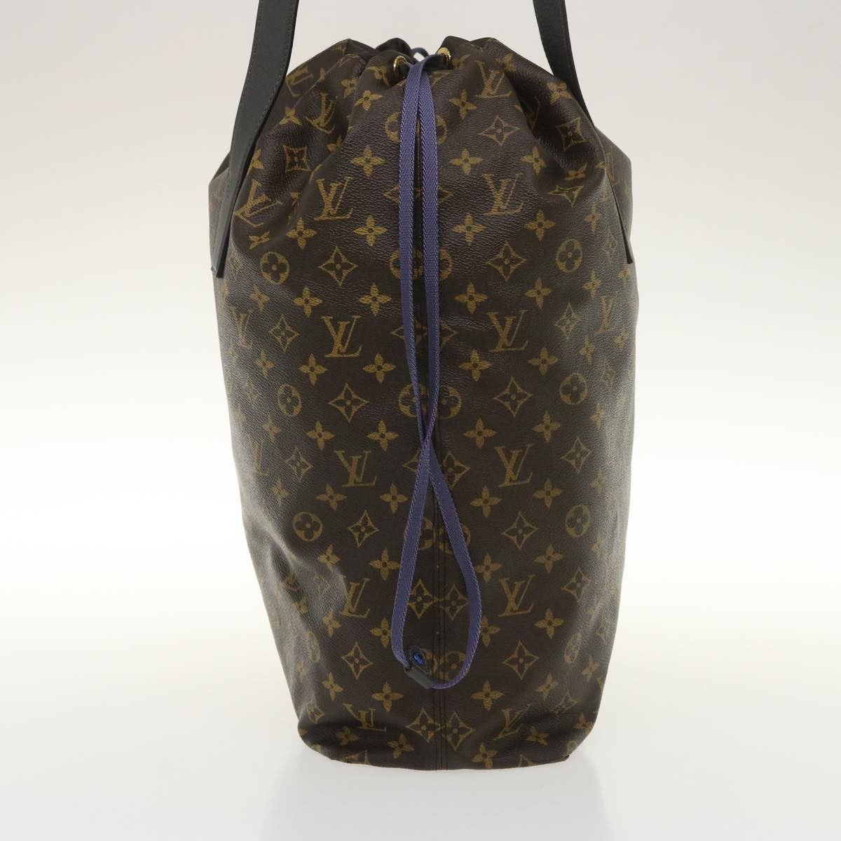 Louis Vuitton Louis Vuitton Cabas Light Drawstring Bag Monogram Split Canvas Bruin