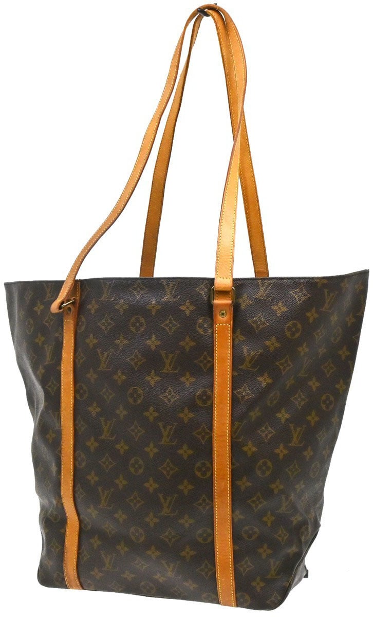 Louis Vuitton Shopping Sac Handbag Monogram Canvas GM Bruin