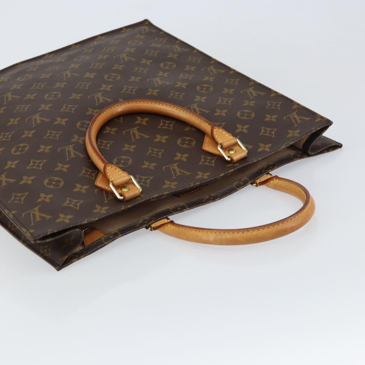 Louis Vuitton Sac Plat Monogram Canvas GM Bruin