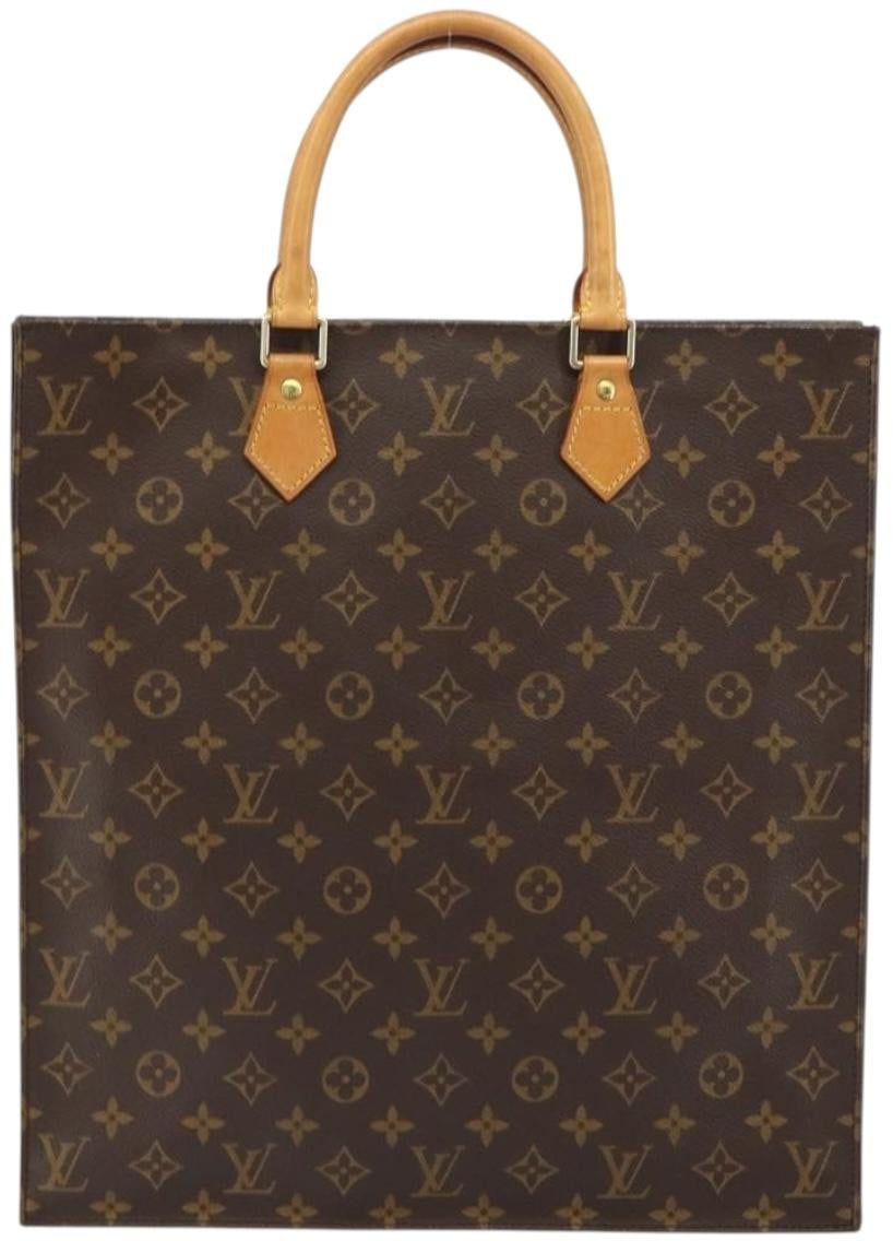 Louis Vuitton Sac Plat Monogram Canvas GM Bruin