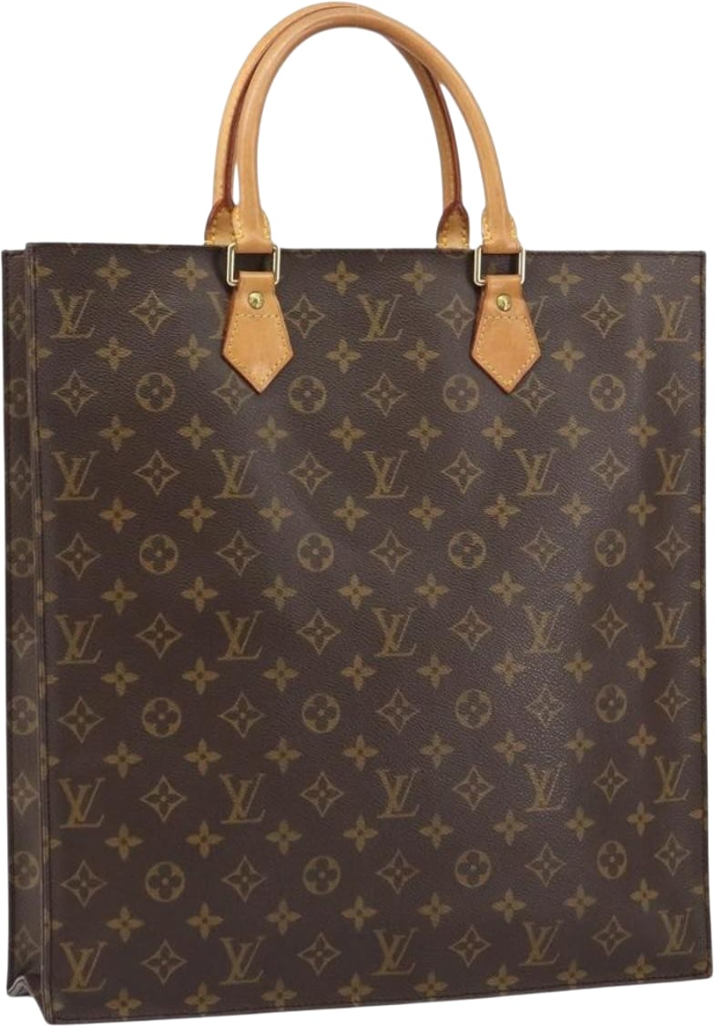 Louis Vuitton Sac Plat Monogram Canvas GM Bruin