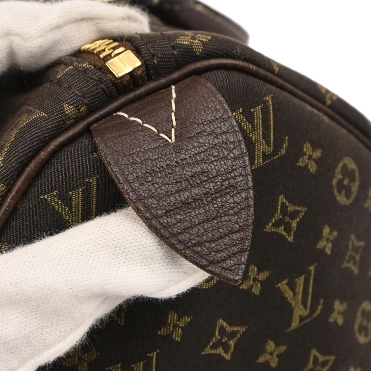 Louis Vuitton Louis Vuitton Speedy Handbag Mini Lin 30 Bruin