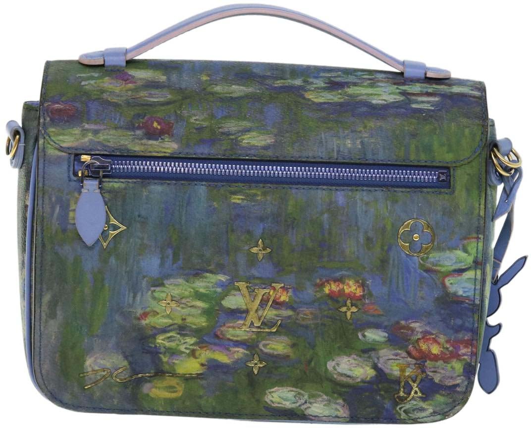 Louis Vuitton Pochette Metis Limited Edition Jeff Koons Monet Print Canvas Divers