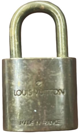 Louis Vuitton Cadenas Bag Charm Gold-plated Goud