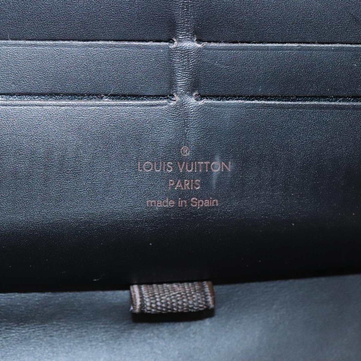 Louis Vuitton Louis Vuitton Utah Zippy Organizer Leather Bruin