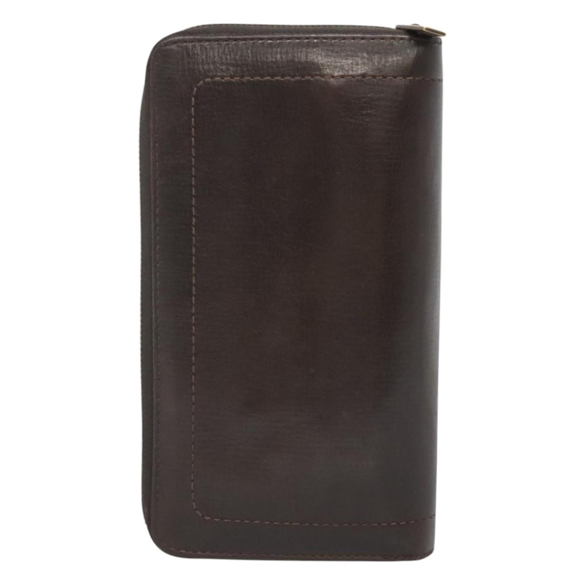 Louis Vuitton Louis Vuitton Utah Zippy Organizer Leather Bruin