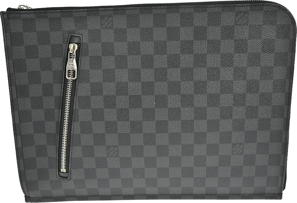 Louis Vuitton Poche Documents Damier Graphite Grijs