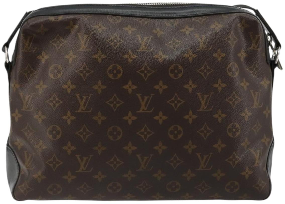 Louis Vuitton Torres Handbag Macassar Monogram Canvas GM Bruin