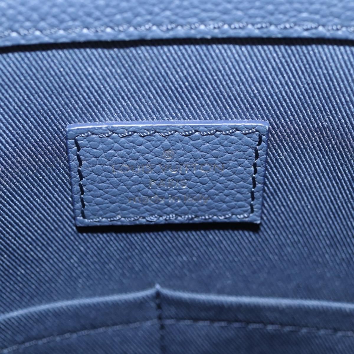 Louis Vuitton Sac Plat Zipped Limited Edition Monogram Ink Watercolor Leather Blauw