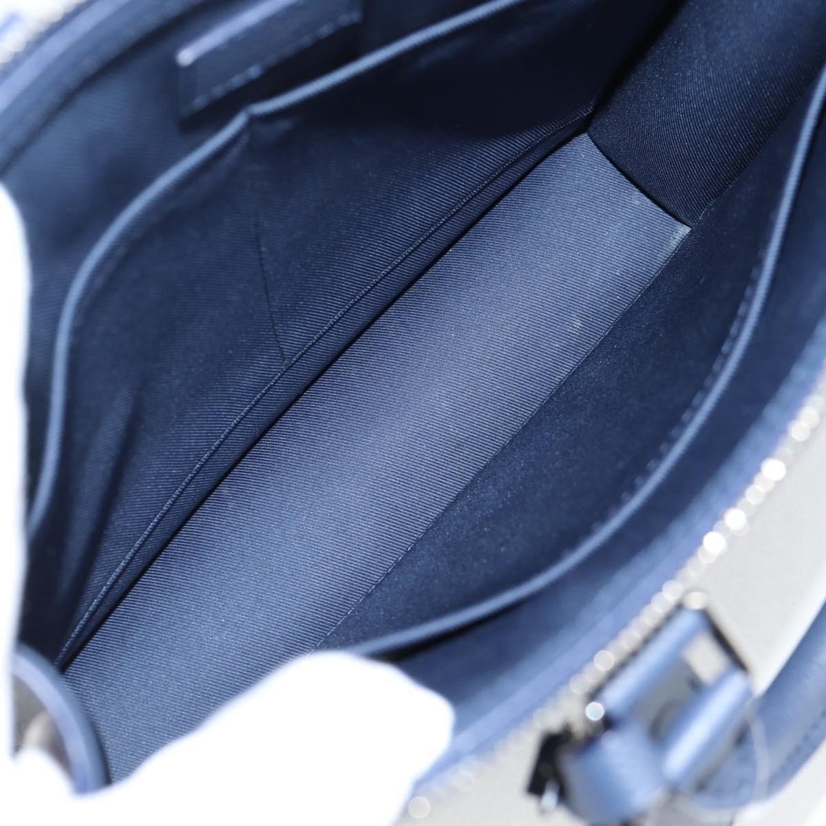 Louis Vuitton Sac Plat Zipped Limited Edition Monogram Ink Watercolor Leather Blauw