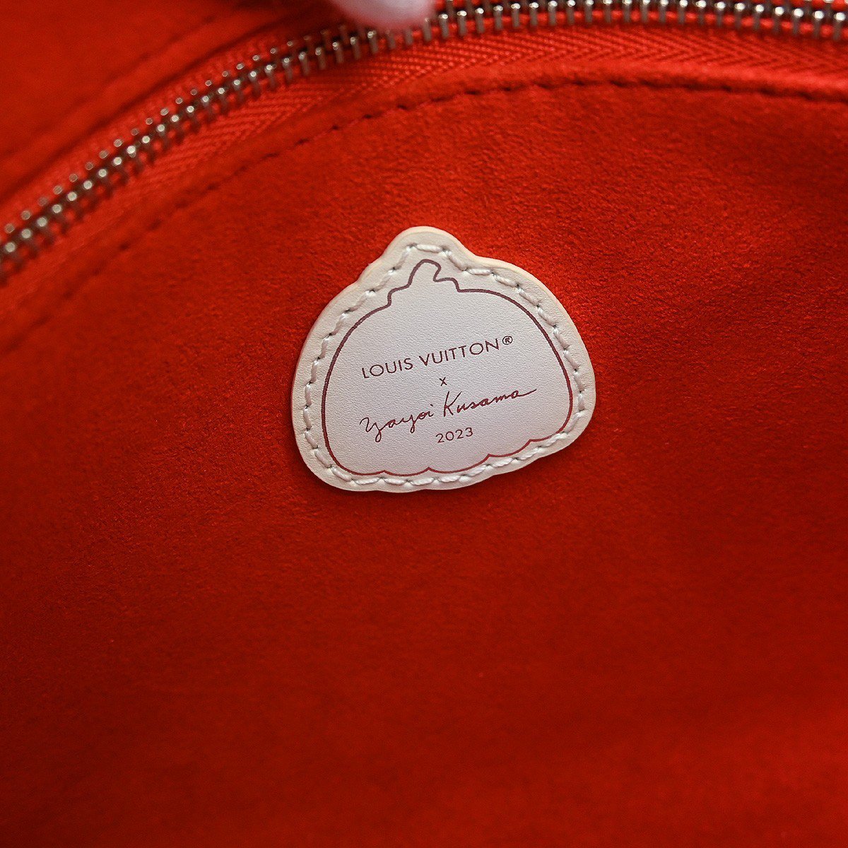 Louis Vuitton OnTheGo Tote Yayoi Kusama Infinity Dots Monogram Empreinte Giant PM Rood