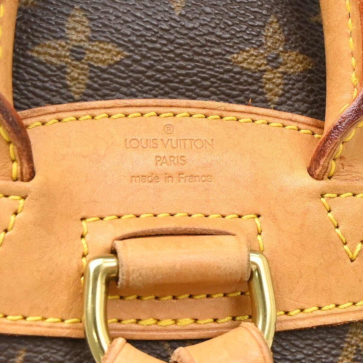 Louis Vuitton Vintage Montsouris Monogram Canvas Mini Bruin