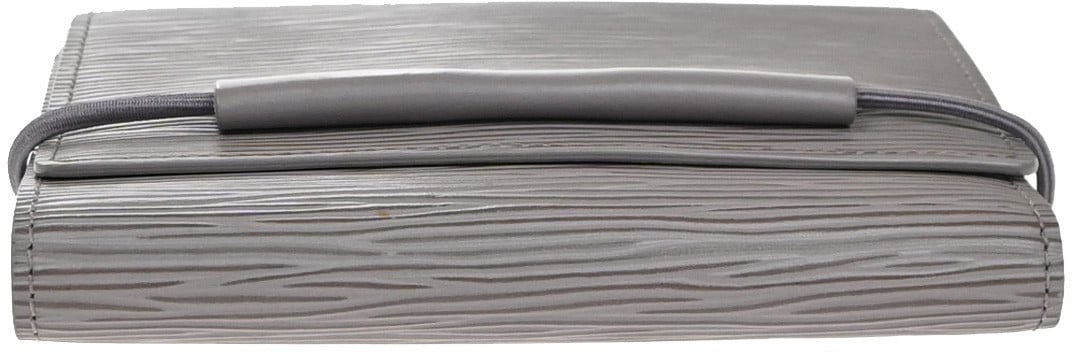 Louis Vuitton Louis Vuitton Porte Monnaie Elastique Wallet Epi Leather Paars