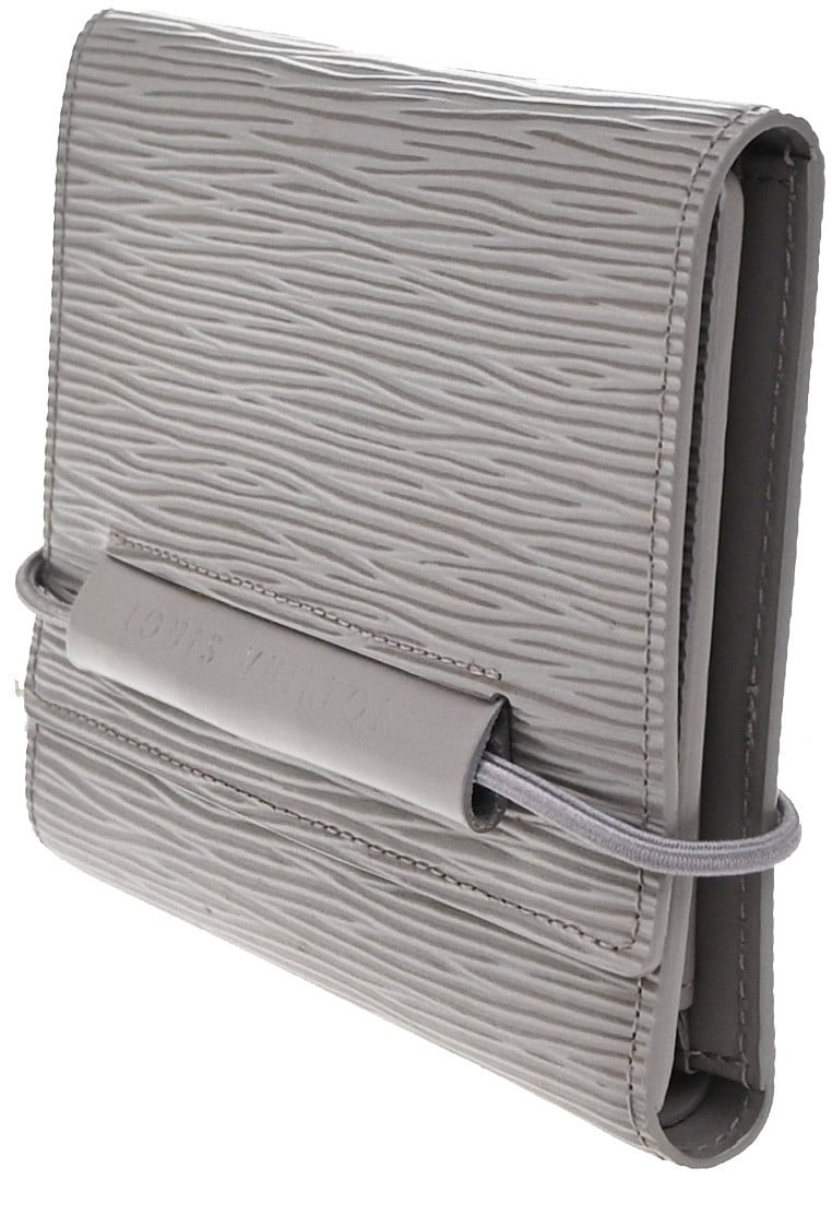 Louis Vuitton Louis Vuitton Porte Monnaie Elastique Wallet Epi Leather Paars