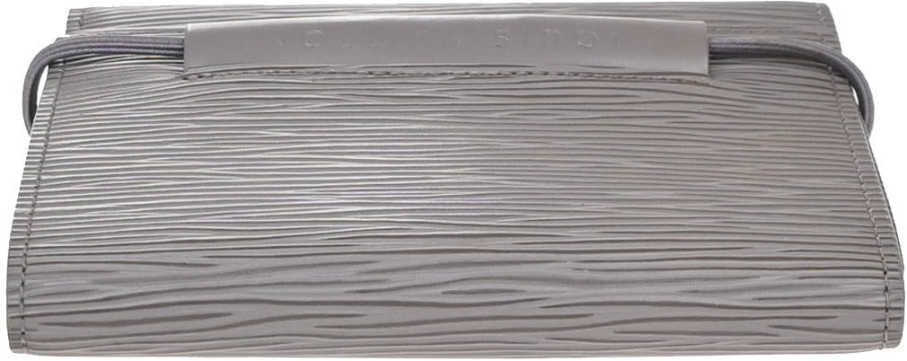 Louis Vuitton Louis Vuitton Porte Monnaie Elastique Wallet Epi Leather Paars