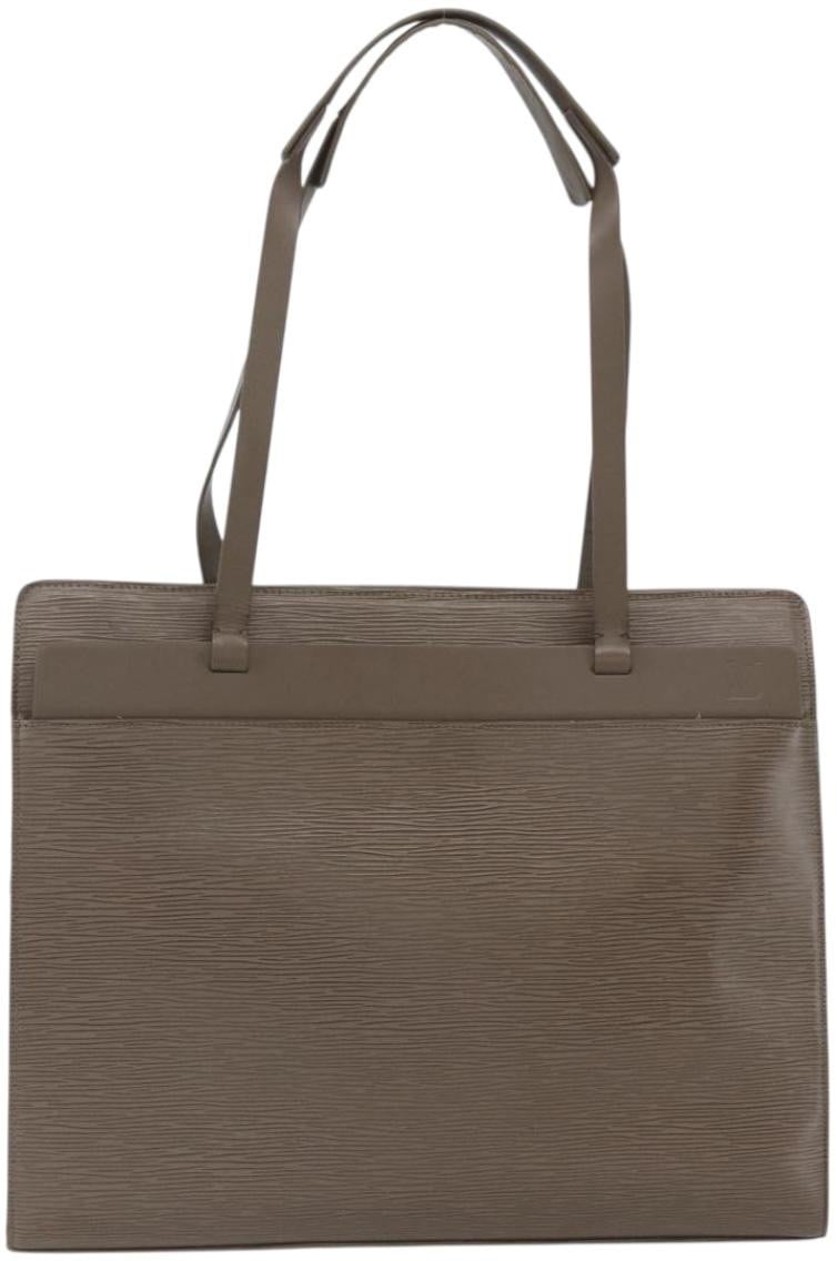 Louis Vuitton Louis Vuitton Croisette Handbag Epi Leather PM Grijs