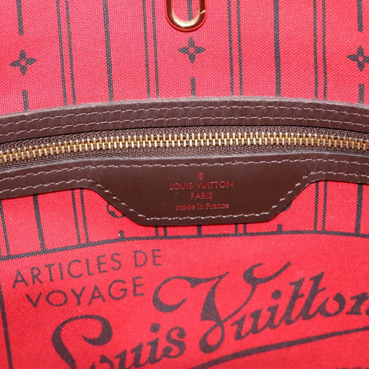 Louis Vuitton Neverfull Tote Damier Ebene PM Bruin