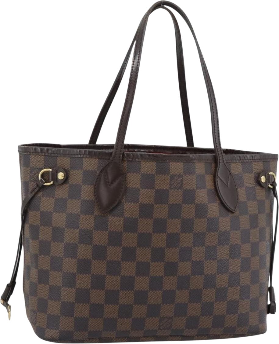 Louis Vuitton Neverfull Tote Damier Ebene PM Bruin