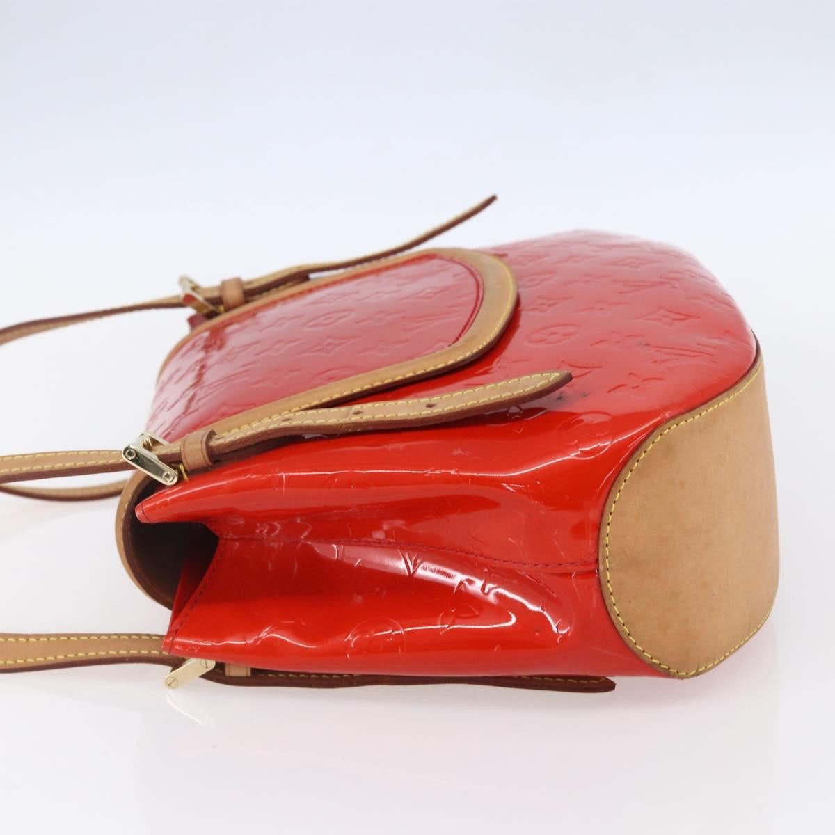 Louis Vuitton Louis Vuitton Biscayne Bay Handbag Monogram Vernis GM Rood