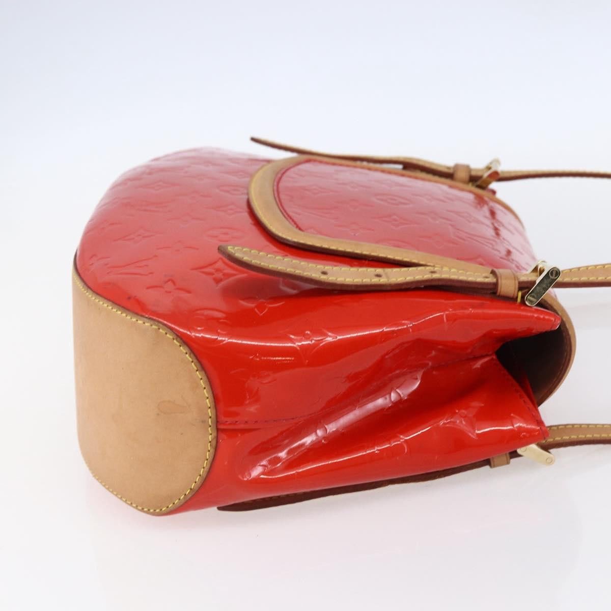 Louis Vuitton Louis Vuitton Biscayne Bay Handbag Monogram Vernis GM Rood